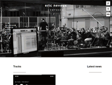 Tablet Screenshot of ericneveux.com